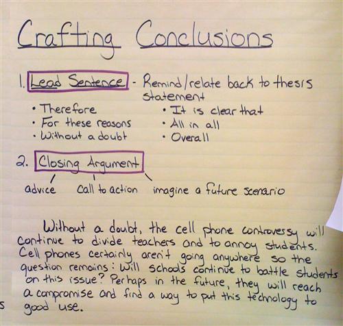 Crafting Conclusions 